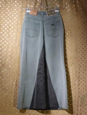 Rock aus Jeans- u. divers.Materialien.~Gr.36-38 (2)